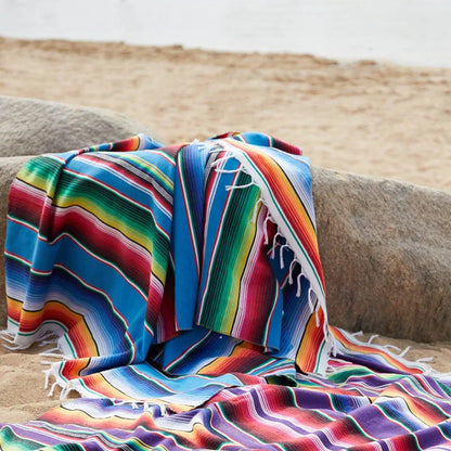 Vibrant Aztec Pattern Blanket