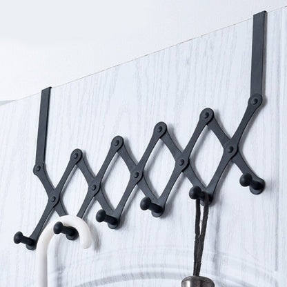 Space Saving Over Door Clothing Hook Rack