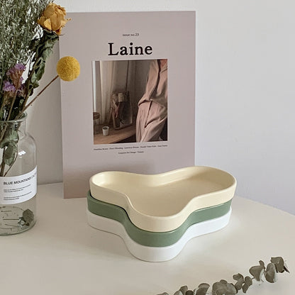 Ceramic Cloud Design Dinner Plates