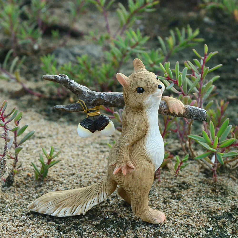 Cute Squirrel Decoration with Heart Shape