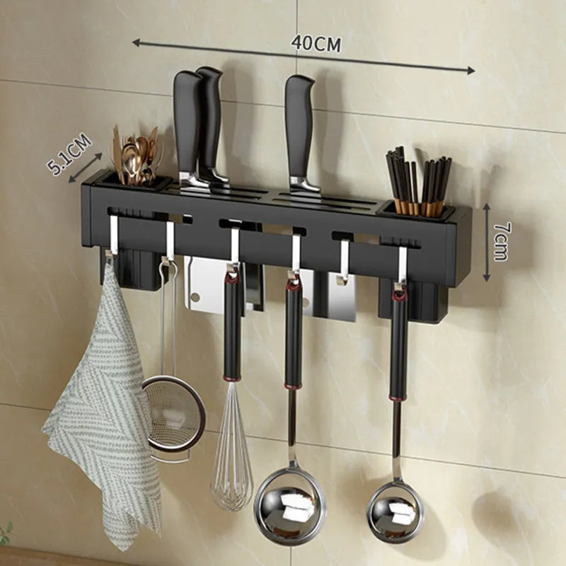 Contemporary Metal Kitchen Knife Holder - Luxicro