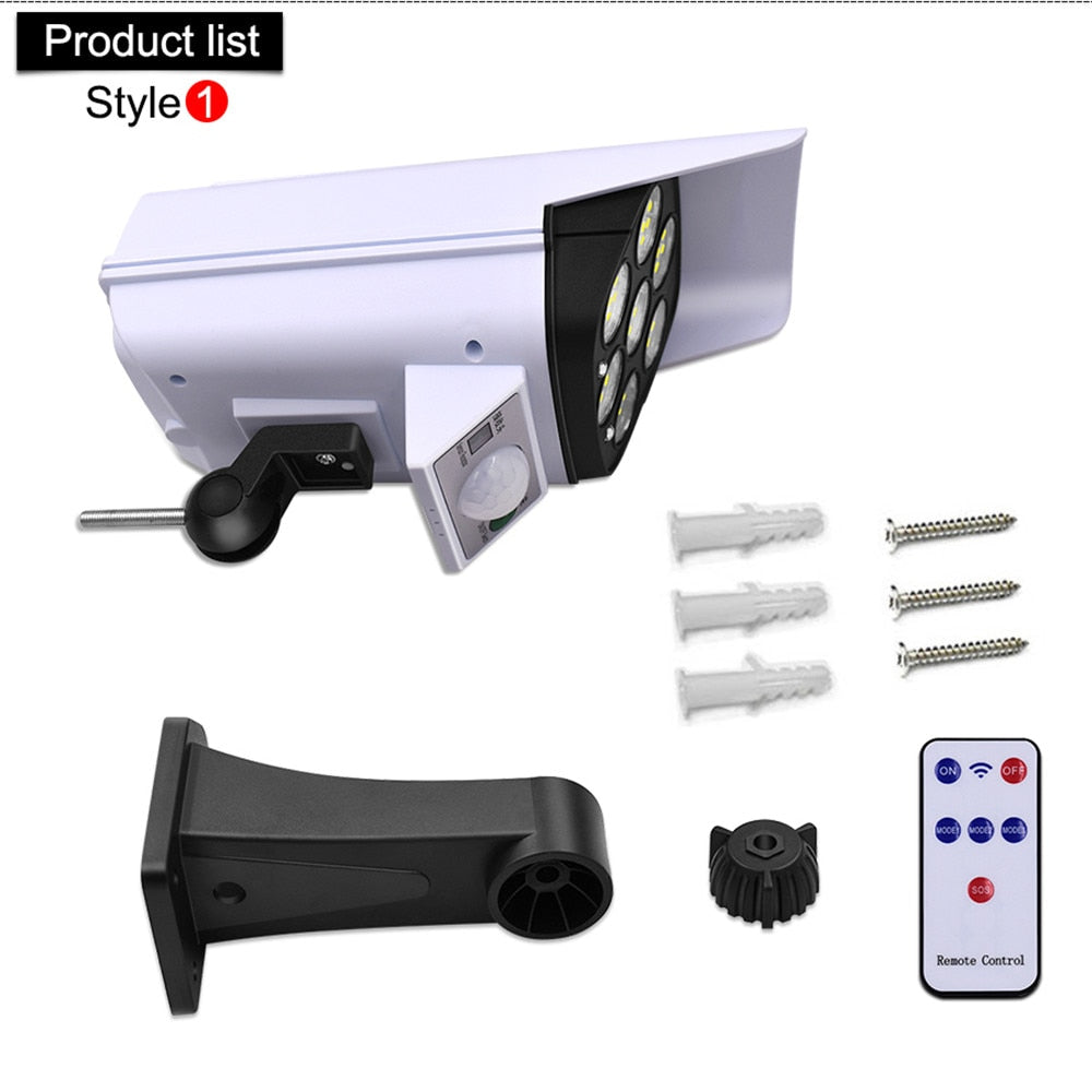 Wireless Dummy Security Camera with Red LED