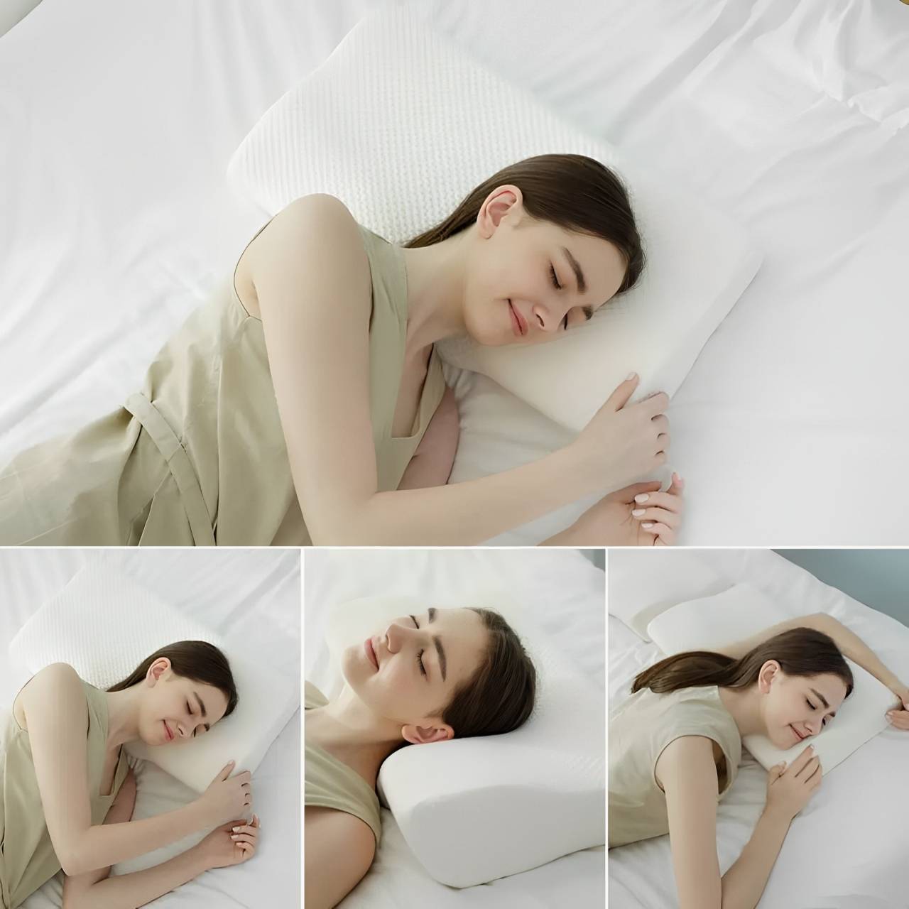 Orthopedic Neck Support Contour Pillow - Luxicro