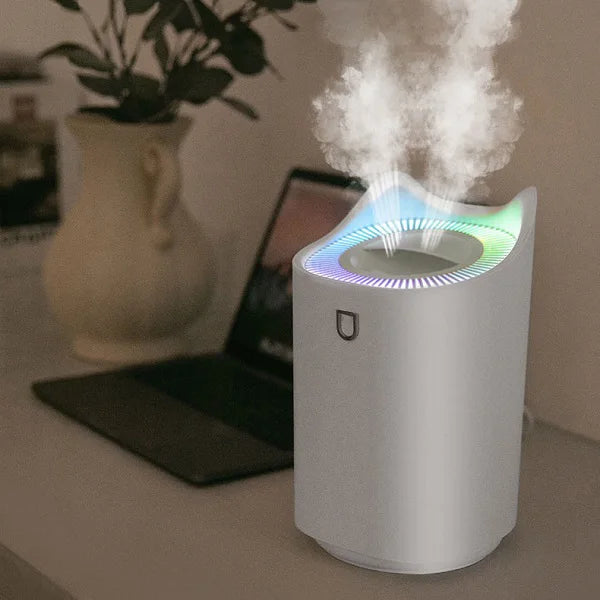 Portable Quiet Air Cleaner with Night Light - Luxicro