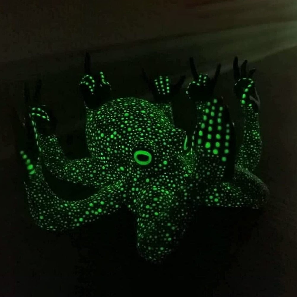 Vibrant Sea Life Octopus Desk Decoration
