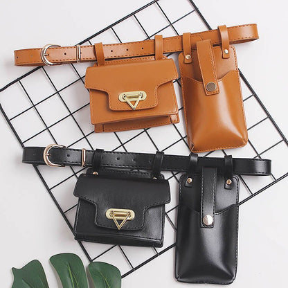 Compact Genuine Leather Cross Body Purse