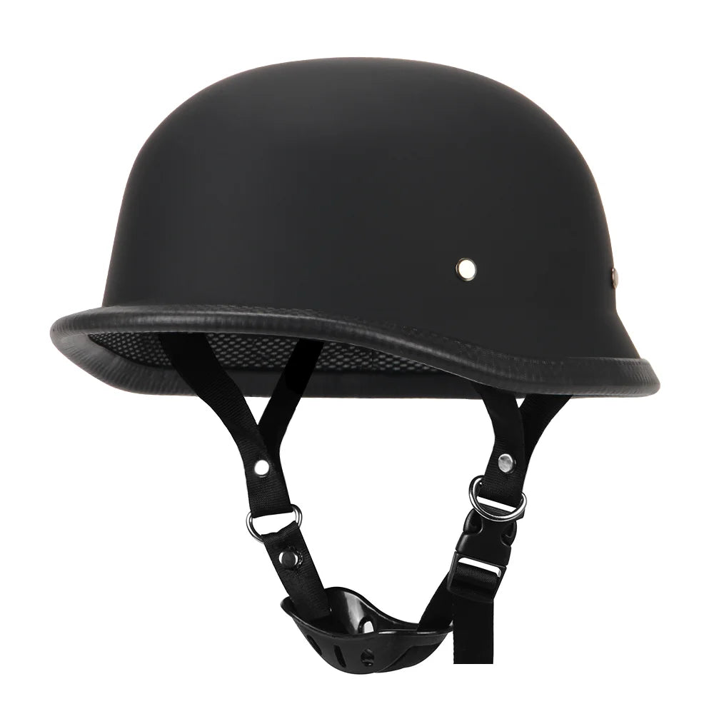 Lightweight Bike Open Face Helmet with Chin Strap