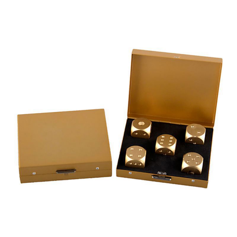 Premium 5pc Metal Dice Set