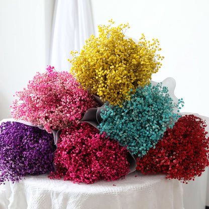 Natural Dried Flower Baby Breath Bouquet