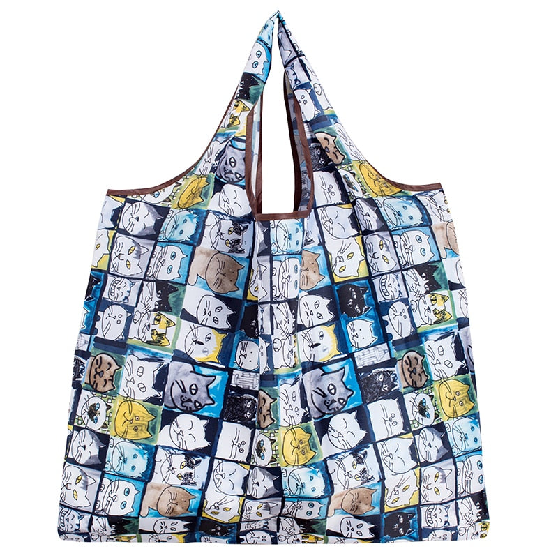 Durable Extra Large Collapsible Grocery Bag - Luxicro