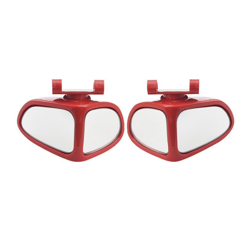 Large View 2 Piece Car Blind Spot Mirrors - Luxicro