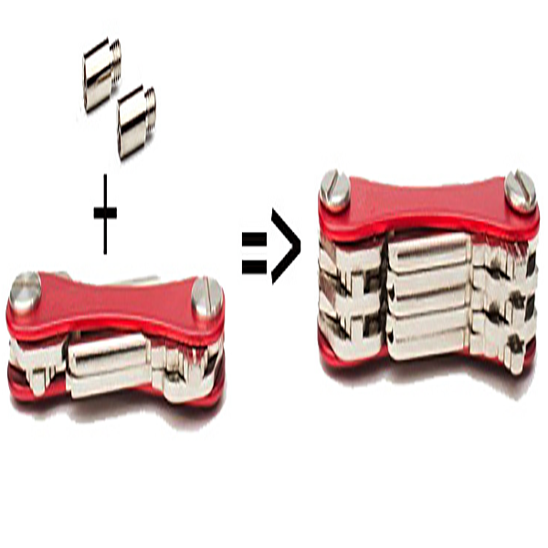 Compact Travel Key Wallet Organizer