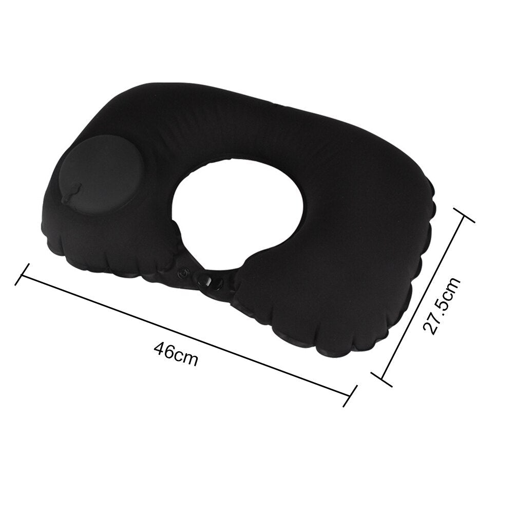 Soft Inflatable Travel Neck Support Pillow
