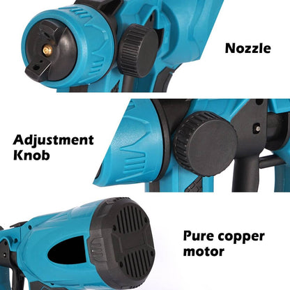 Powerful Cordless Spray Paint Gun for Outdoor Use