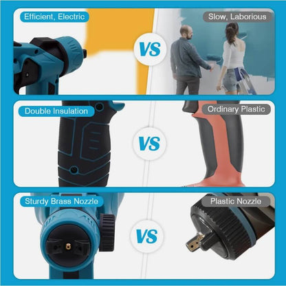 Powerful Cordless Spray Paint Gun for Outdoor Use