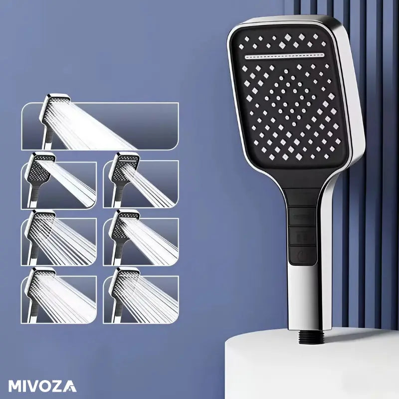 Advanced Shower Head with 7 Spray Modes - Luxicro