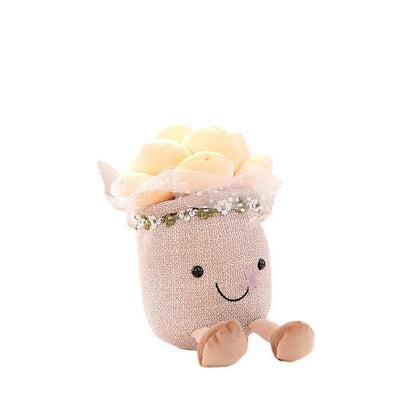 Vibrant Flower Soft Toy Companion