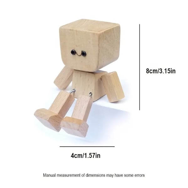 Unique Wooden Rocking Toy with Interchangeable Faces