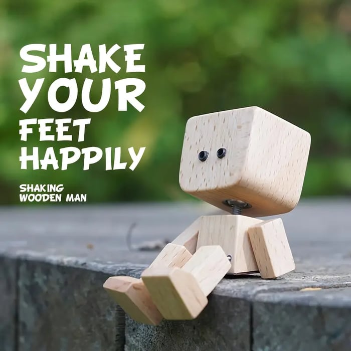 Unique Wooden Rocking Toy with Interchangeable Faces
