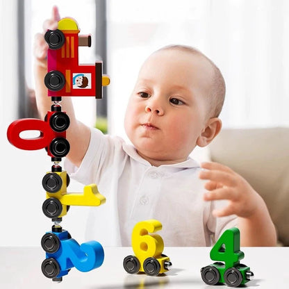 Fun Learning Wooden Number Train Toy