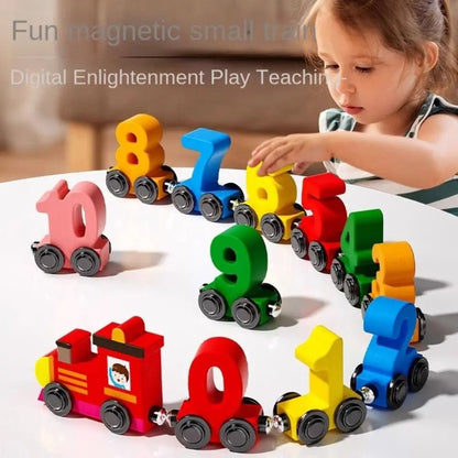 Fun Learning Wooden Number Train Toy