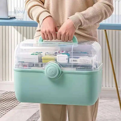 Compact Medical Storage Container Box - Luxicro