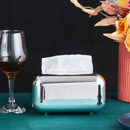 Elegant Metal Tissue Box Holder