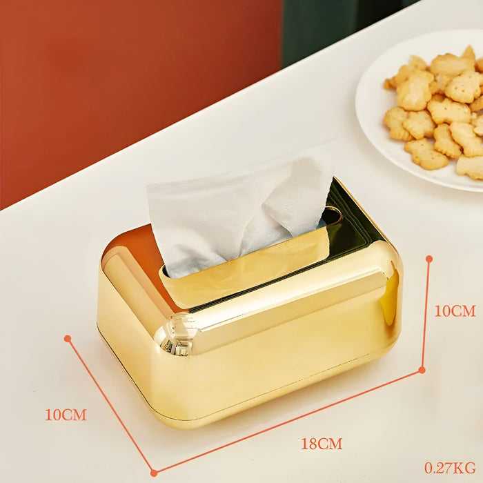Elegant Metal Tissue Box Holder
