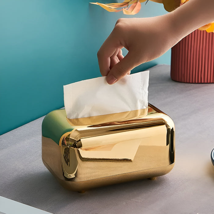 Elegant Metal Tissue Box Holder