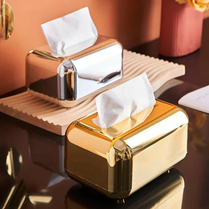 Elegant Metal Tissue Box Holder
