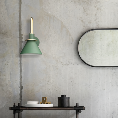 Contemporary Brass LED Wall Lamp