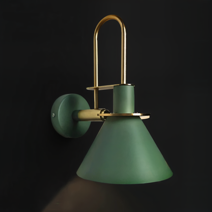 Contemporary Brass LED Wall Lamp