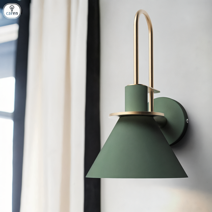 Contemporary Brass LED Wall Lamp