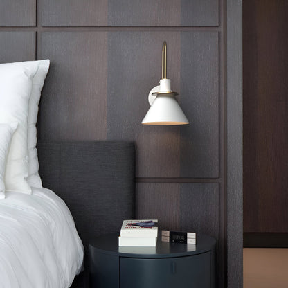 Contemporary Brass LED Wall Lamp
