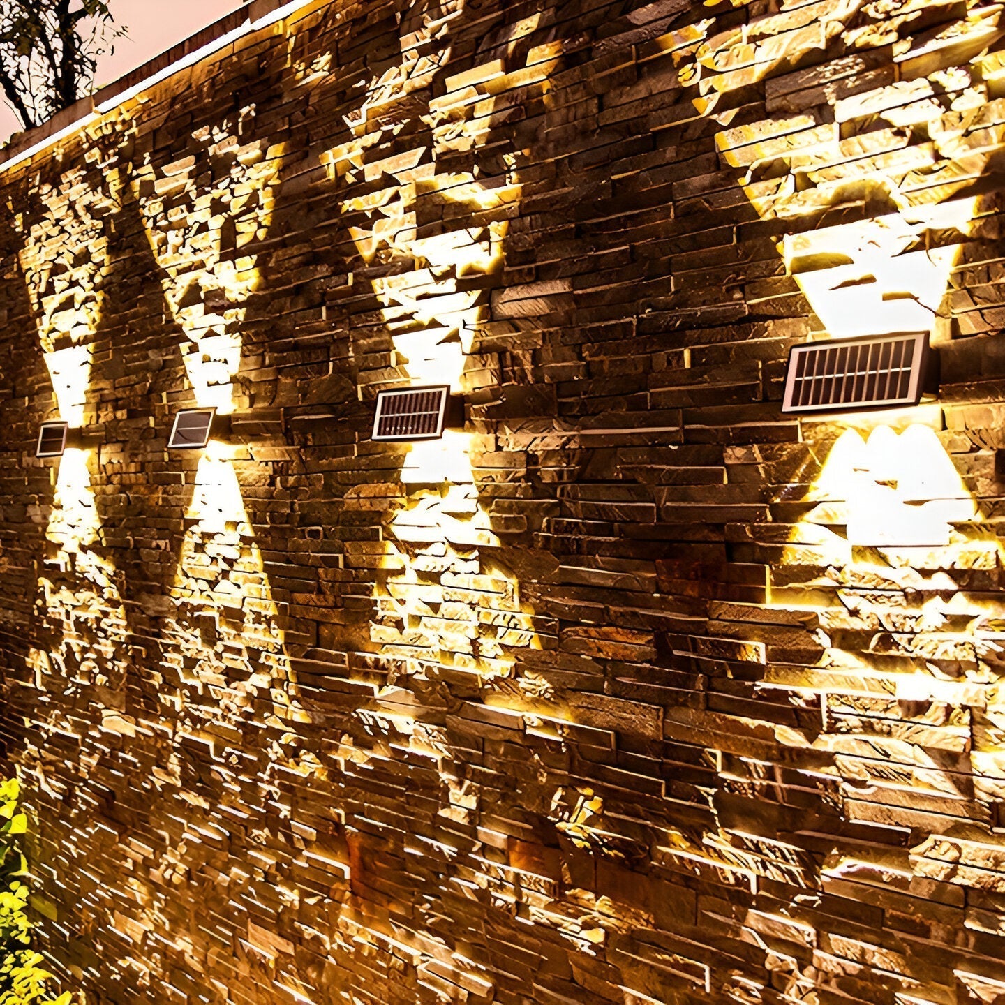 Weatherproof Solar LED Outdoor Wall Light