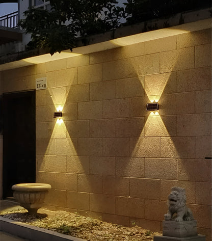 Weatherproof Solar LED Outdoor Wall Light