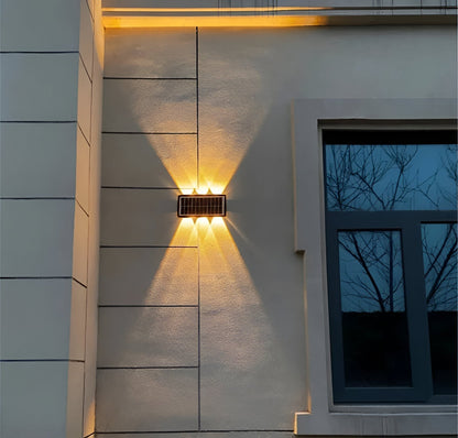 Weatherproof Solar LED Outdoor Wall Light