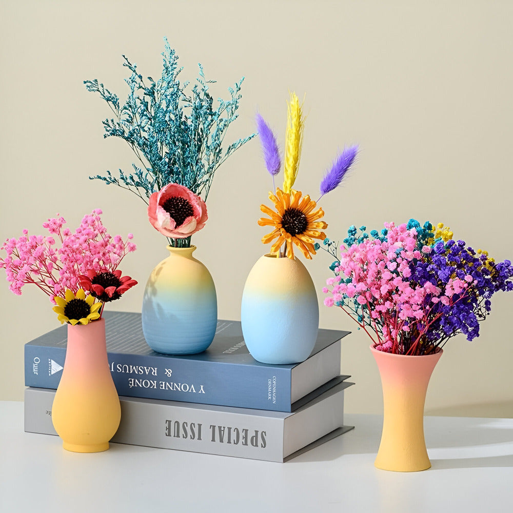 Soft Pink Ceramic Home Decor Vase