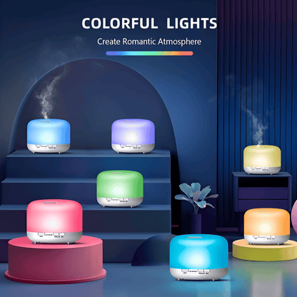 Portable Essential Oil Diffuser with Colorful LED