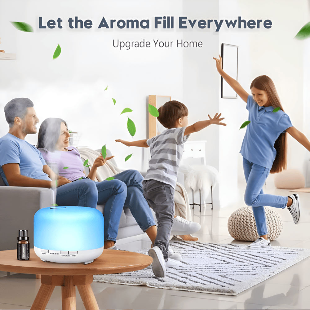 Portable Essential Oil Diffuser with Colorful LED