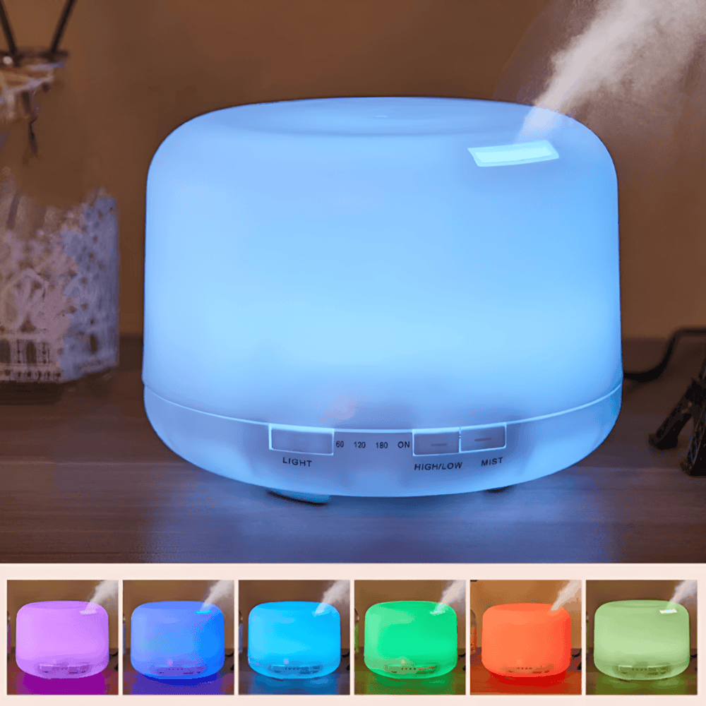 Portable Essential Oil Diffuser with Colorful LED