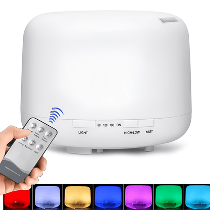 Portable Essential Oil Diffuser with Colorful LED