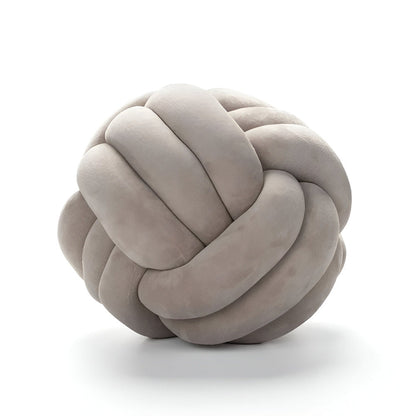Stylish Round Textured Throw Pillow