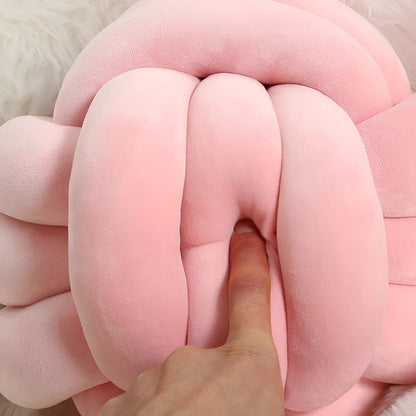 Exquisite Handmade Circular Accent Pillow