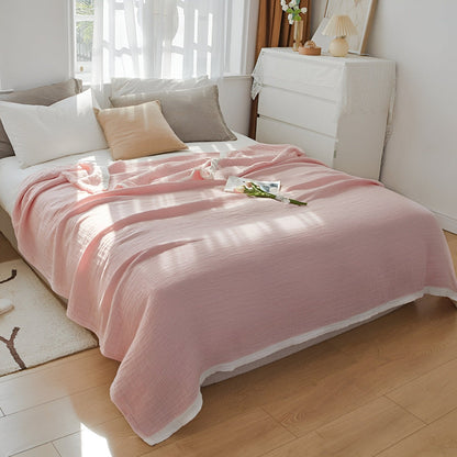Soft Breathable Cotton Throw Blanket