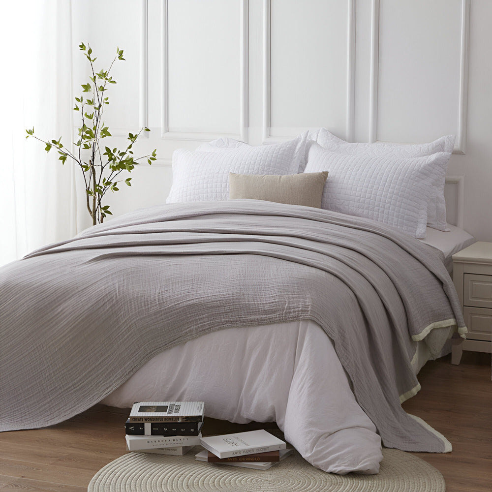 Soft Breathable Cotton Throw Blanket