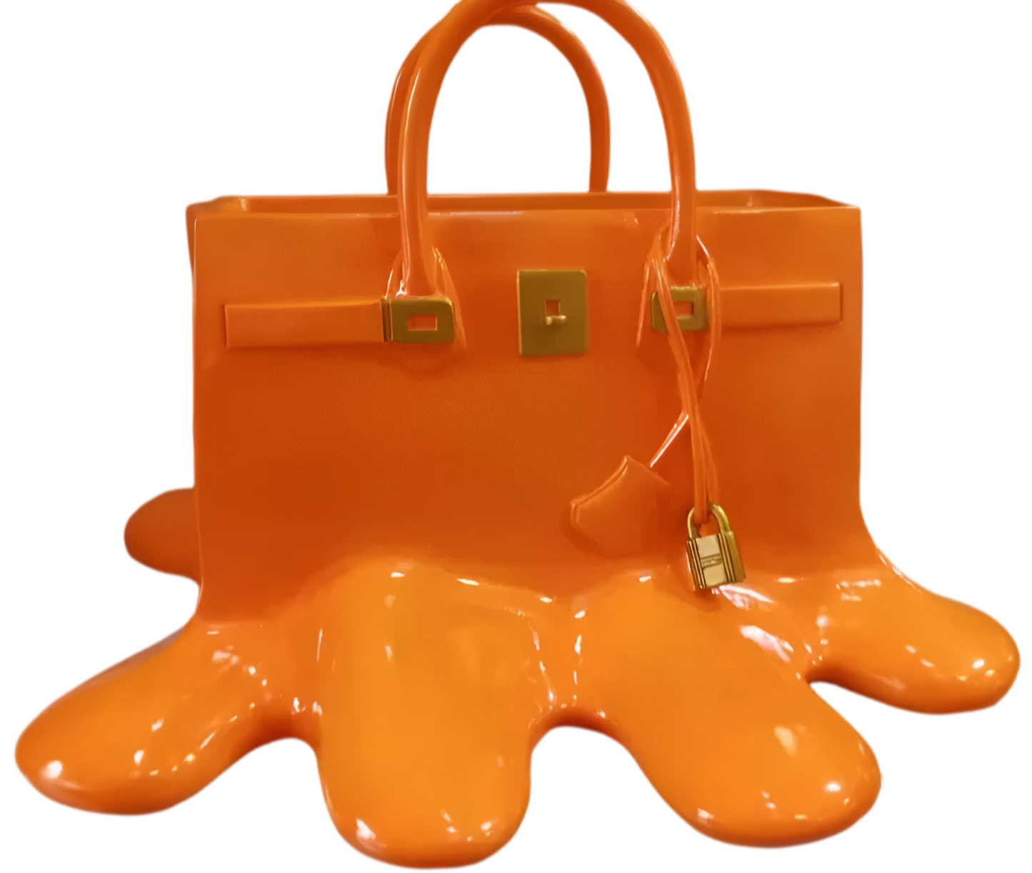 Stylish Handbag Resin Decorative Vase