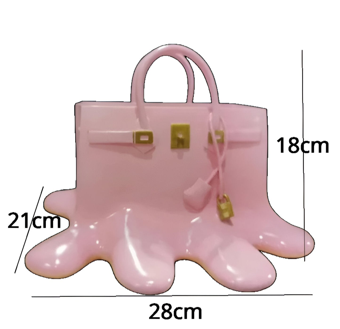 Stylish Handbag Resin Decorative Vase