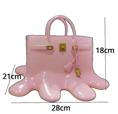 Stylish Handbag Resin Decorative Vase