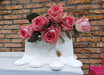 Stylish Handbag Resin Decorative Vase